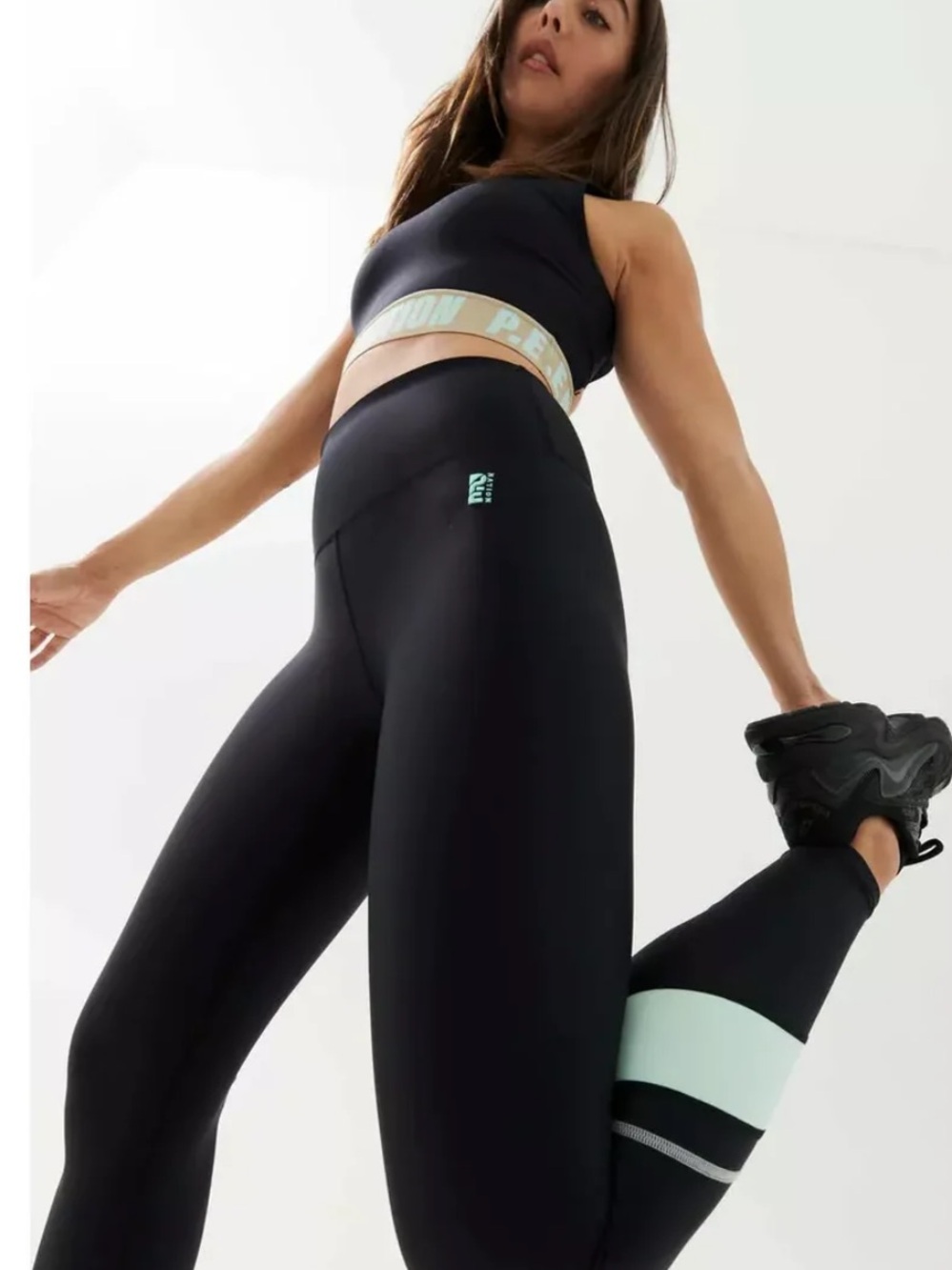 P.E. NATION upward leggings in black Size Medium